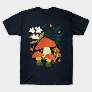 Retro Mushrooms T-Shirt